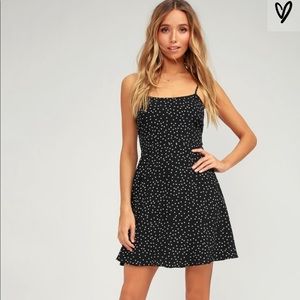 Polka Dot Dress with Tie Back